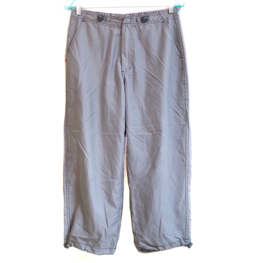 GAP Gray Quick Dry Light Outdoor Active Cropped Lightweight Casual Ankle Pants M